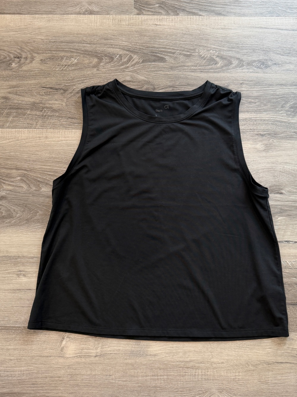 GAPfit Breathe black Sleeveless cropped Muscle Tank Top